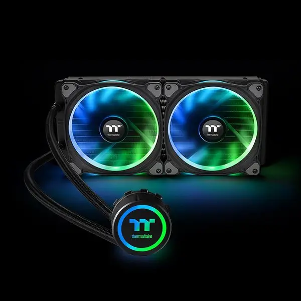 خنک کننده مایع پردازنده ترمالتیک مدل Floe Riing RGB 280 TT Premium Edition Thermaltake Floe Riing RGB 280 TT Premium Edition All-in-One Liquid CPU Cooler