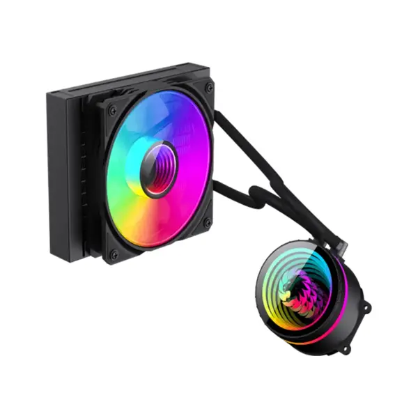 خنک کننده پردازنده گیم مکس Gamemax IceBurg Infinity 120 black GameMax IceBurg Infinity 120 Black Liquid Processor Cooling