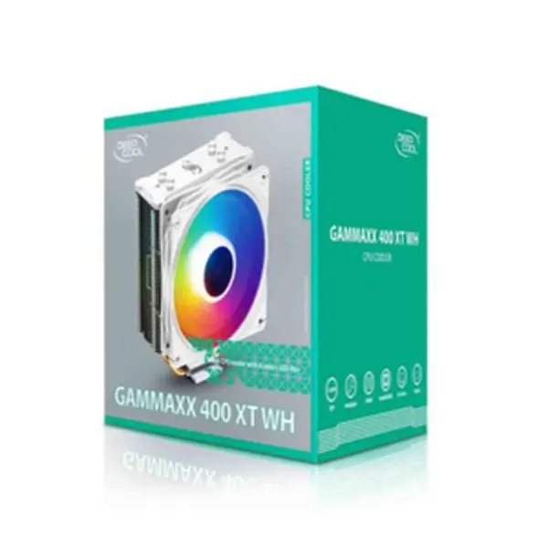 سیستم خنک کننده بادی دیپ کول مدل Gammaxx 400XT White LGA1700 DeepCool GAMMAXX 400 XT WH Air Cooling System - 2