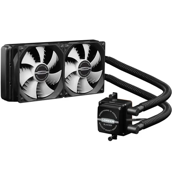 سیستم خنک کننده آبی گرین مدل Glacier GLC240A Green Glacier GLC240A Liquid Cooling System
