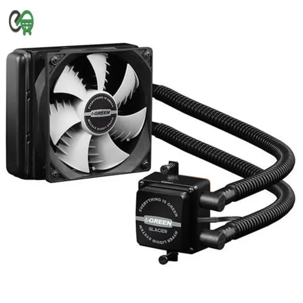 سیستم خنک کننده آبی گرین مدل Glacier GLC120A Green Glacier GLC120A Liquid Cooling System