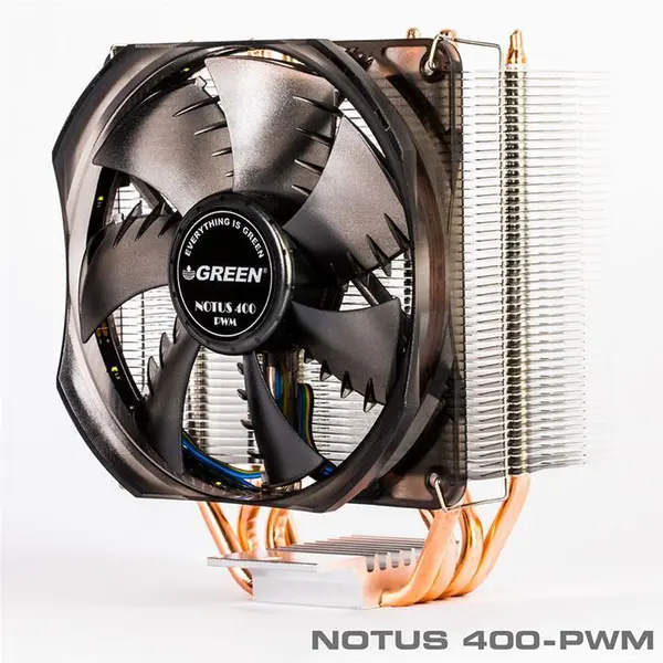 Green Notus400-PWM CPU Cooler - 4