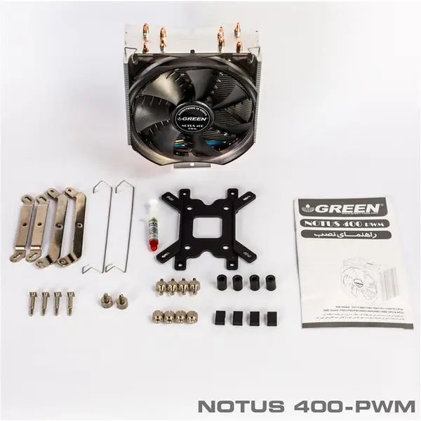 Green Notus400-PWM CPU Cooler - 2