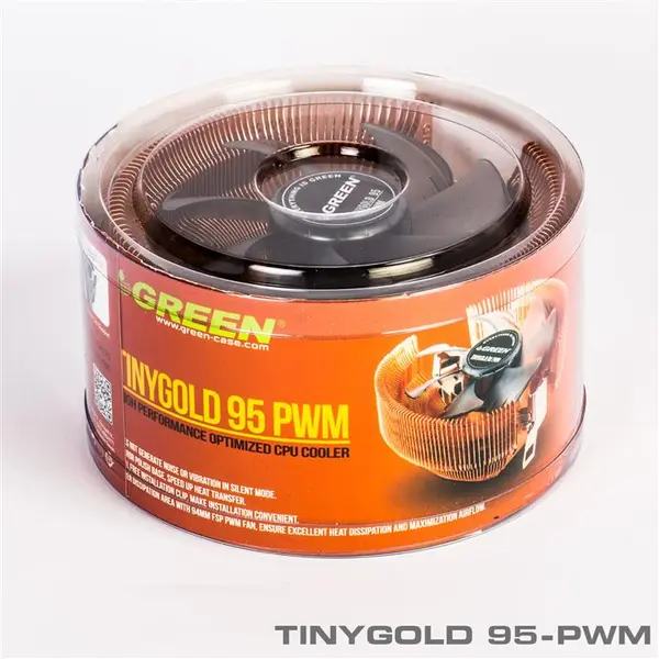 Green TinyGold-95 PWM CPU Cooler - 2