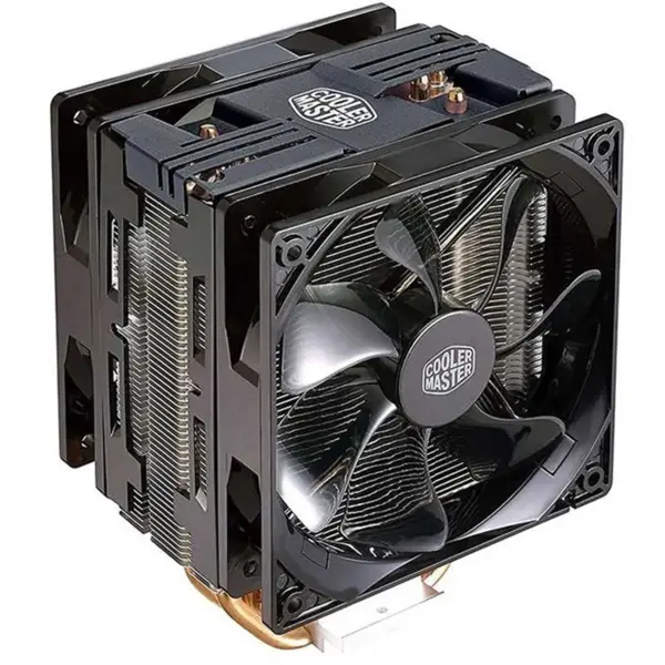 خنک کننده پردازنده کولر مستر مدل Hyper 212 LED Turbo Red Edition Cooler Master Hyper 212 LED Turbo Red Edition CPU Cooler - 4