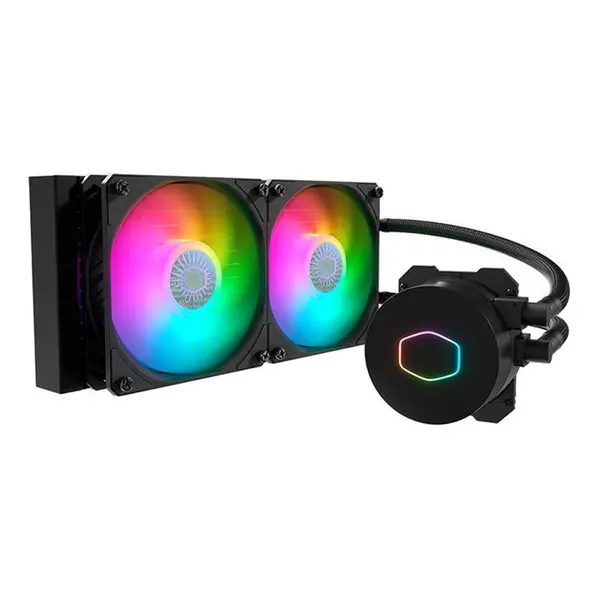 خنک کننده پردازنده کولر مستر مدل MASTERLIQUID ML240L ARGB WHITE EDITION V2 cooler master MASTERLIQUID ML240L ARGB WHITE EDITION V2 CPU Cooler - 2