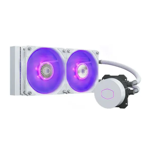 خنک کننده پردازنده کولر مستر مدل MASTERLIQUID ML240L ARGB WHITE EDITION V2 cooler master MASTERLIQUID ML240L ARGB WHITE EDITION V2 CPU Cooler - 3