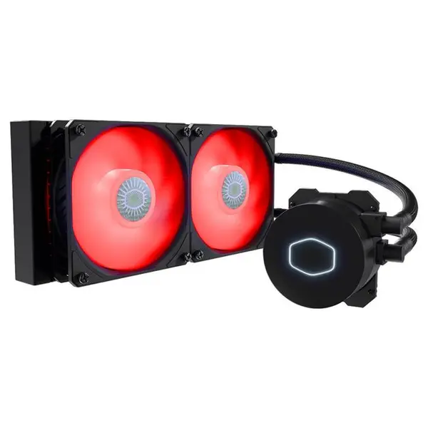 خنک کننده مایع پردازنده کولر مستر MasterLiquid ML240L RED V2 Cooler Master MasterLiquid ML240L RED V2 CPU Cooler - 4