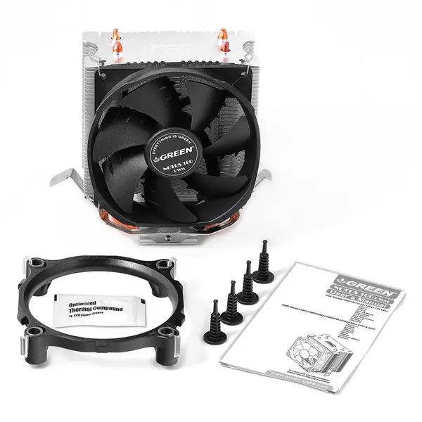 سیستم خنک کننده بادی گرین مدل NOTUS 100 - PWM Green NOTUS 100 - PWM Air Cooling System - 4