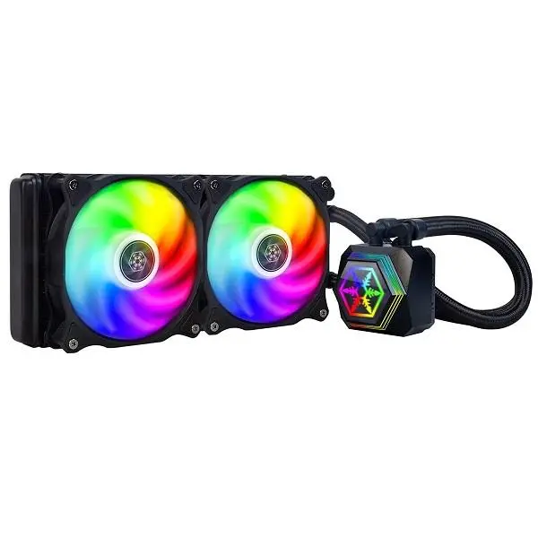 خنک کننده پردازنده سیلوراستون مدل PF240-ARGB SilverStone PF240-ARGB CPU Liquid Cooler
