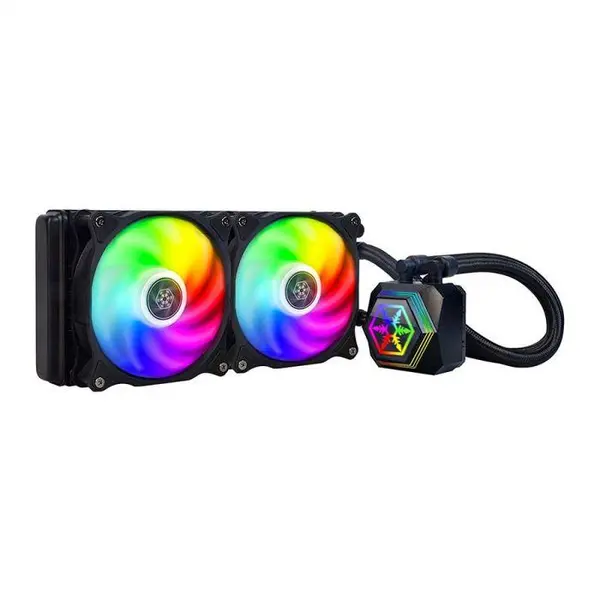 خنک کننده پردازنده سیلوراستون مدل PF240-ARGB SilverStone PF240-ARGB CPU Liquid Cooler
