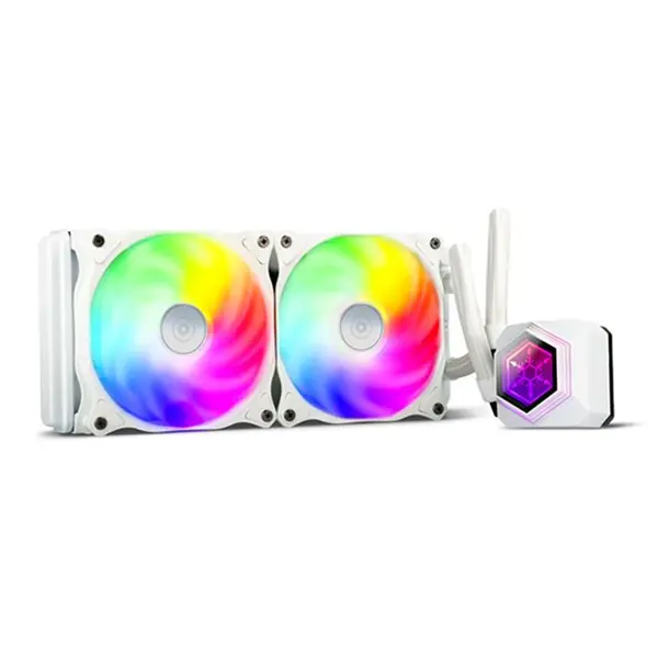 سیستم خنک کننده مایع سیلور ستون مدل PF240-ARGB-V2 WHITE SilverStone PF240W ARGB CPU Fan