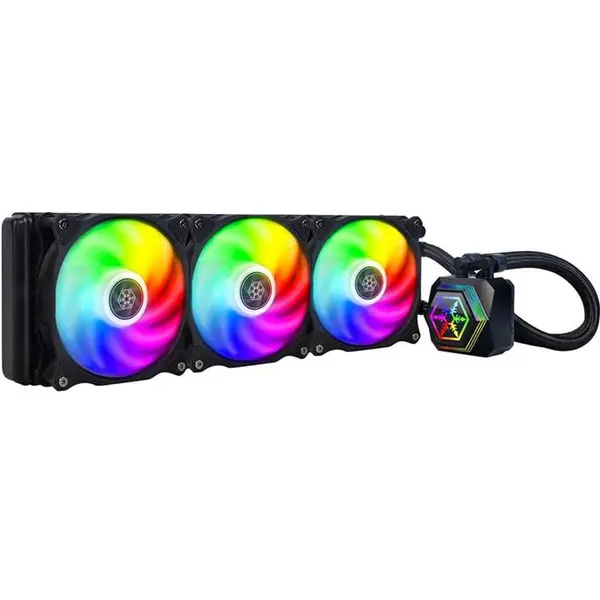 خنک کننده پردازنده سیلوراستون مدل PF360-ARGB SilverStone PF360-ARGB 360mm All in One RGB CPU Liquid Cooler