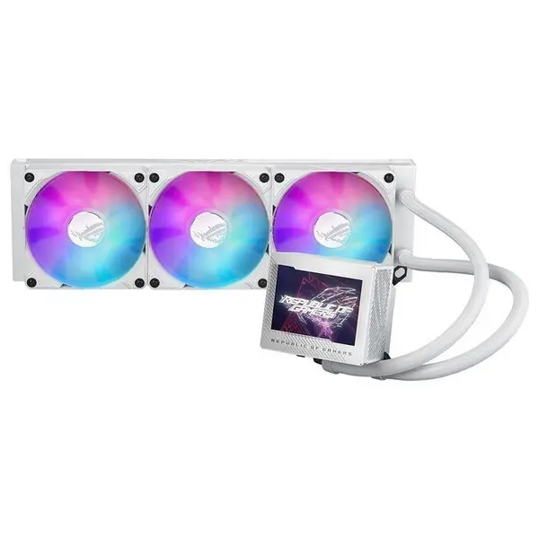 خنک کننده مایع پردازنده ایسوس ROG RYUJIN III 360 ARGB White Edition ASUS ROG RYUJIN III 360 White Liquid CPU Cooler