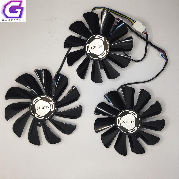 فن کارت گرافیک ایکس اف ایکس XFX RX5700/5700XT (سه عدد فن کپی)