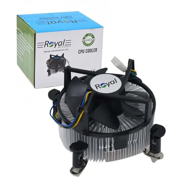 فن سی پی یو 240 گرمی رویال ROYAL LN-Cooler 775+1155