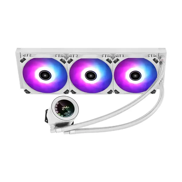 خنک کننده پردازنده اوست مدل AWEST GT-AVT360 White ARGB Awest GT AVT360 White ARGB CPU Cooler