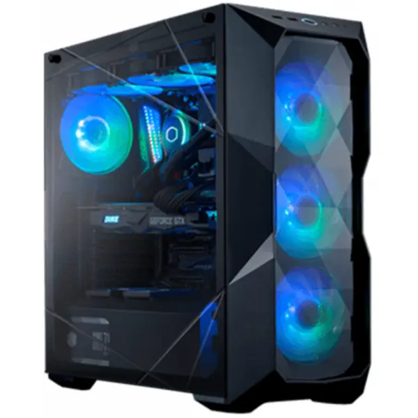 کیس گیمینگ Coolermaster مدل MasterBox TD500 Crystal Case: Cooler Master MasterBox TD500 Crystal - 5