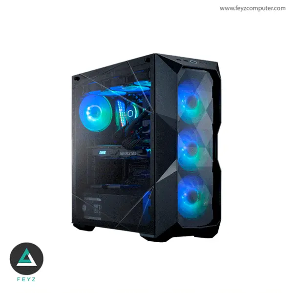 کیس گیمینگ Coolermaster مدل MasterBox TD500 Crystal Case: Cooler Master MasterBox TD500 Crystal - 2