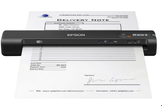 اسکنر دستی اپسون ژاپن Epson WorkForce ES-60W WLAN-Drucker, (WLAN (Wi-Fi)