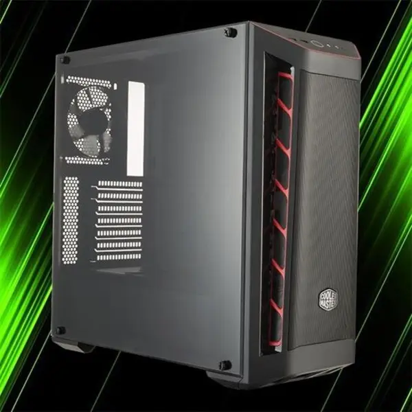 Cooler Master Master Box MB511 Red Trim Case