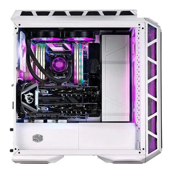 کیس کولرمستر مدل MASTERCASE H500P MESH WHITE Cooler Master MasterCase H500P Mesh White ARGB Computer Case - 4