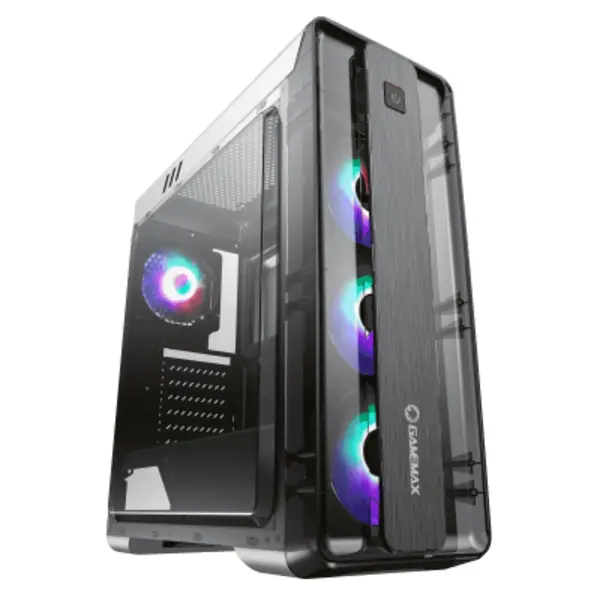 GameMax Moon Light FRGB White Gaming Computer Case