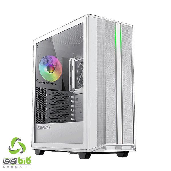 GameMax Precision White Gaming Computer Case