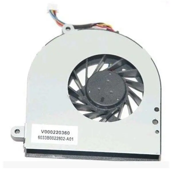 فن پردازنده ی لپ تاپ Toshiba مدل SATELLITE C650 چهار سیم Fan Toshiba SATELLITE C650 C655 C660 C645 L650 L655