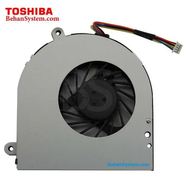فن پردازنده ی لپ تاپ Toshiba مدل SATELLITE C650 چهار سیم Fan Toshiba SATELLITE C650 C655 C660 C645 L650 L655