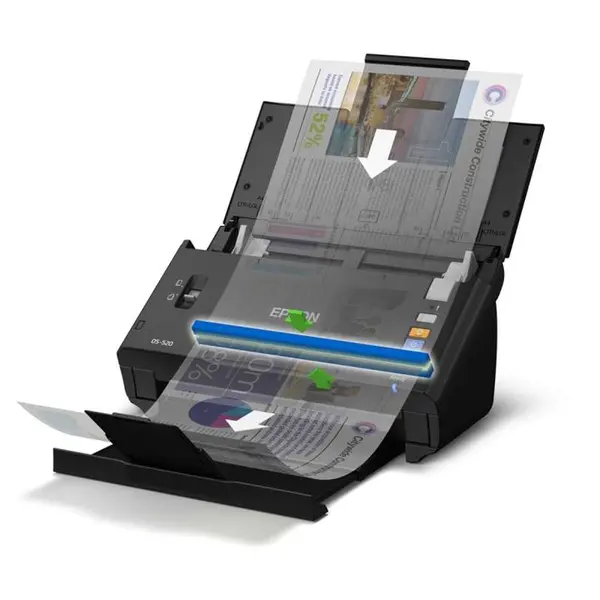 اسکنر اسناد اپسون مدل WorkForce DS-520 EPSON WorkForce DS-520 Color Document Scanner - 4
