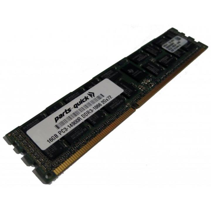 HP 708641-B21 PC3-14900R DDR3 16GB (16GB x 1) 1866MHz CL13 Dual Rank ECC RAM