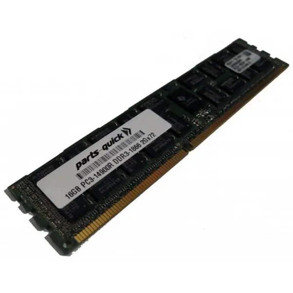 رم سرور اچ پی 16 گیگابایت باس 1866 مگاهرتز HP 708641-B21 PC3-14900R DDR3 16GB 16GB x 1 1866MHz CL13 Dual Rank ECC RAM