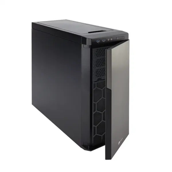 کیس کورسیر کاربید مدل 330 آر تیتانیوم ادیشن Corsair Carbide 330R Titanium Edition Mid-Tower Case - 5