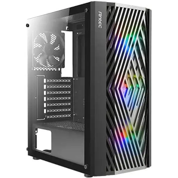 کیس کامپیوتر گیمینگ همراه با 3 فن خنک کننده Antec NX291 Mid Tower RGB Gaming Case
