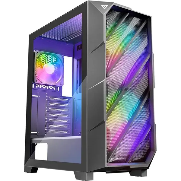 کیس کامپیوتر گیمینگ همراه با 3 فن خنک کننده Antec NX700 ARGB Gaming Case