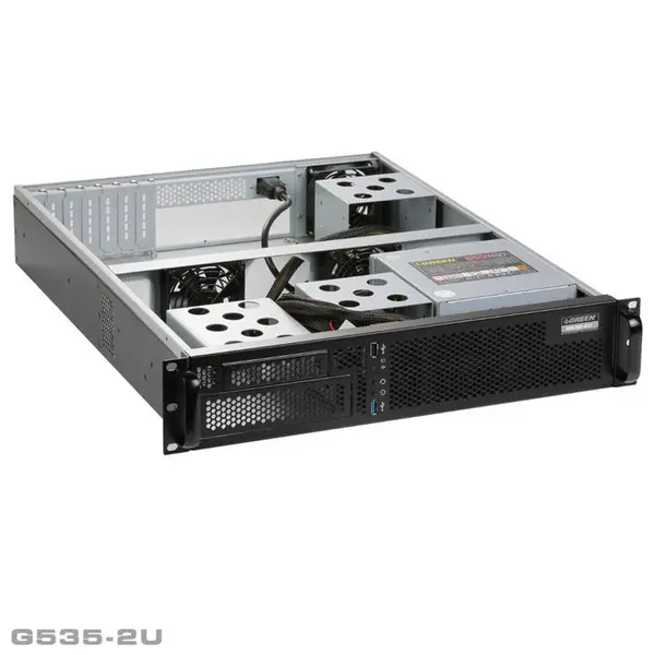 کیس رکمونت گرین مدل جی 535 2 یو Green G535-2U Rackmount Server Case
