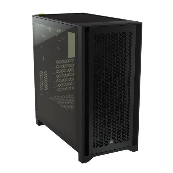 کیس Corsair 4000D Airflow - Black Corsair 4000D AIRFLOW Tempered Glass Mid-Tower ATX Case – Black