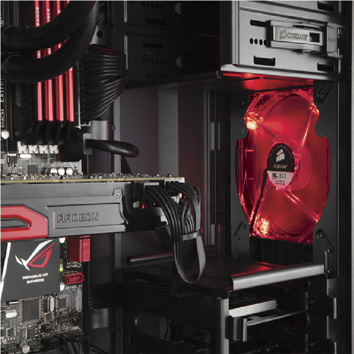 Corsair Carbide Series® SPEC-03 RED LED Mid-Tower Gaming Case