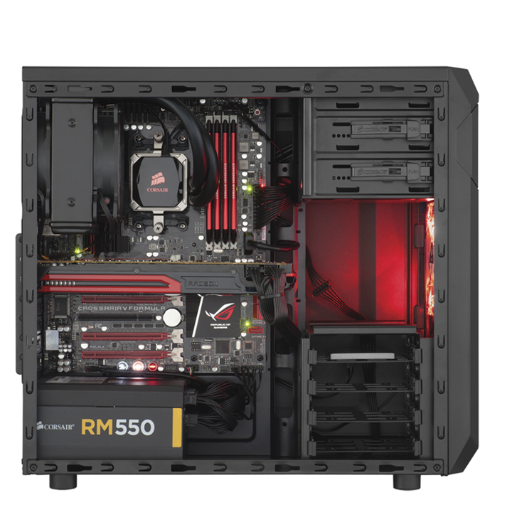 Corsair Carbide Series® SPEC-03 RED LED Mid-Tower Gaming Case