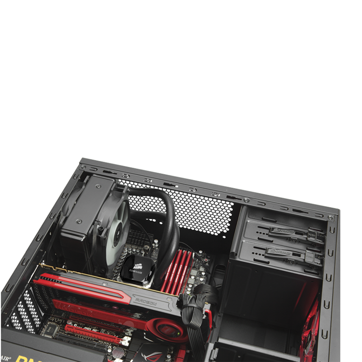 Corsair Carbide Series® SPEC-03 RED LED Mid-Tower Gaming Case