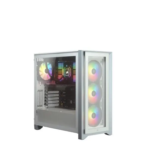 کیس کورسیر Corsair iCUE 4000X RGB Tempered Glass Mid-Tower ATX - 3