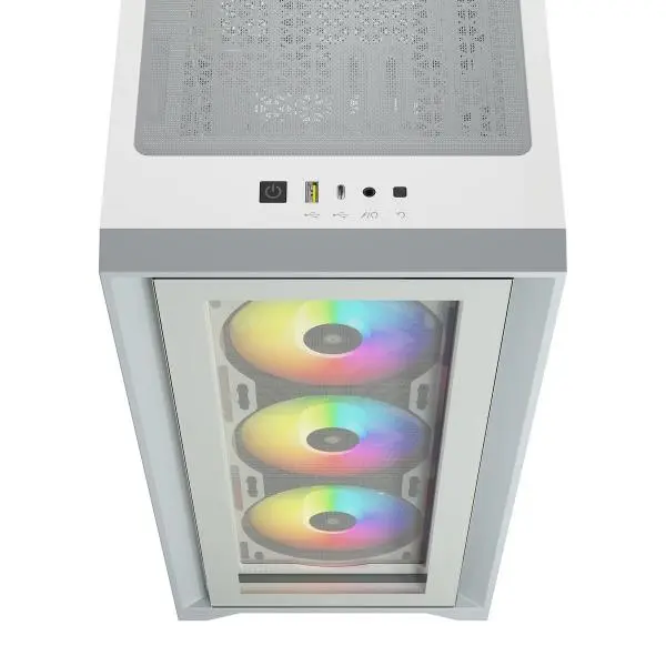 کیس کورسیر Corsair iCUE 4000X RGB Tempered Glass Mid-Tower ATX - 2