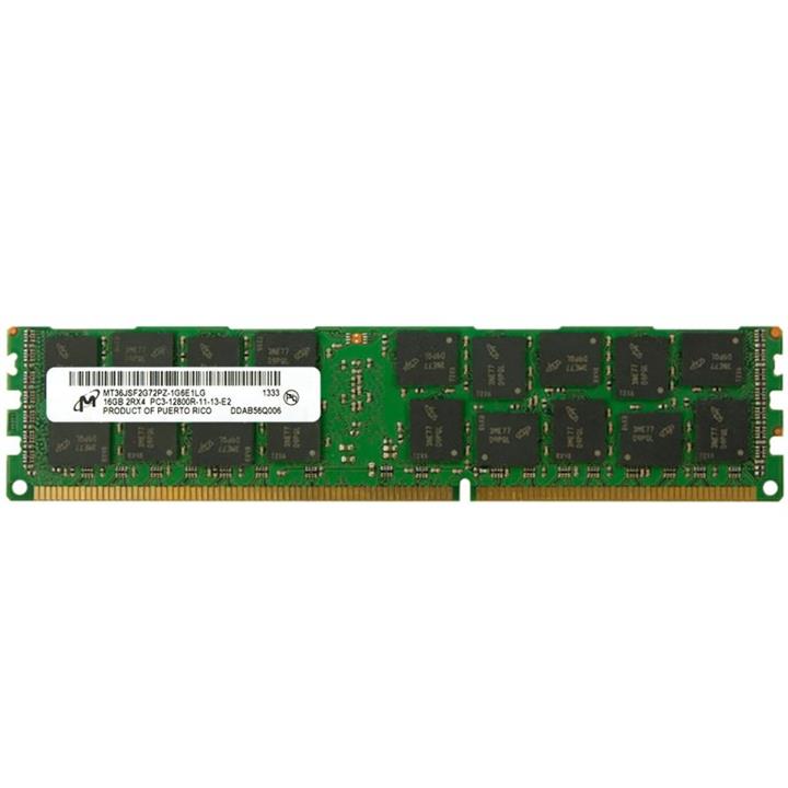 رم سرور ddr3 تک کاناله 12800 مگاهرتز میکرون مدل MT36JSF2G72PZ - 1G6E1LE ظرفیت 16 گیگابایت