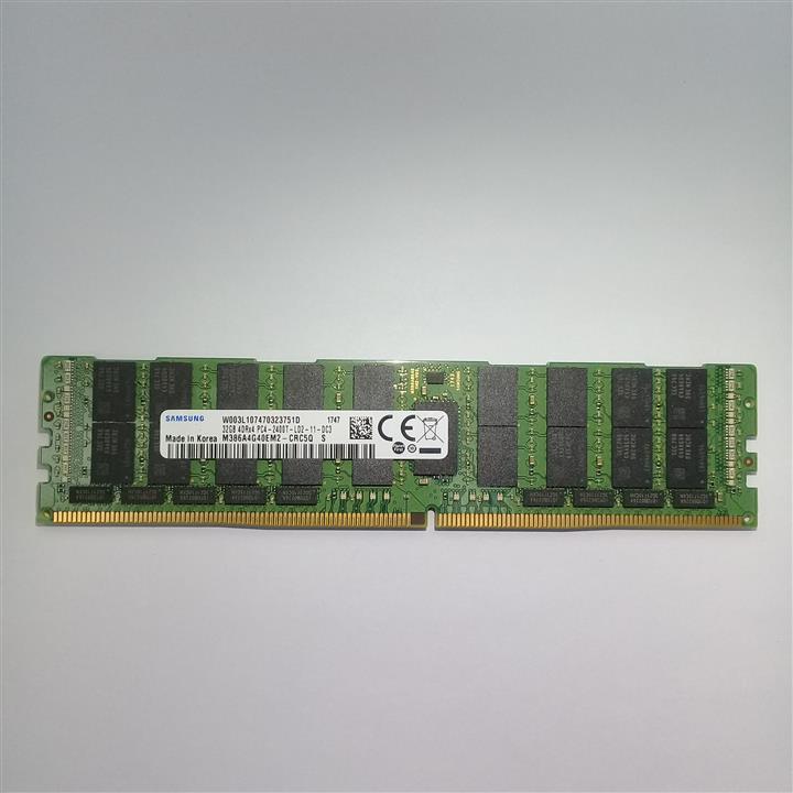 رم سرور DDR4 دوکاناله 2400 مگاهرتز CL17 سامسونگ  PC4 مدل M386A4G40EM2-CRC ظرفیت 32 گیگابایت