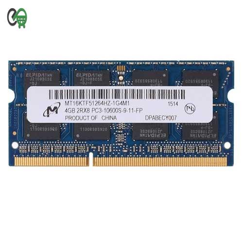 Micron 4GB PC3-10600S SoDimm Notebook RAM Memory Module MT16JTF51264H-1G4M1