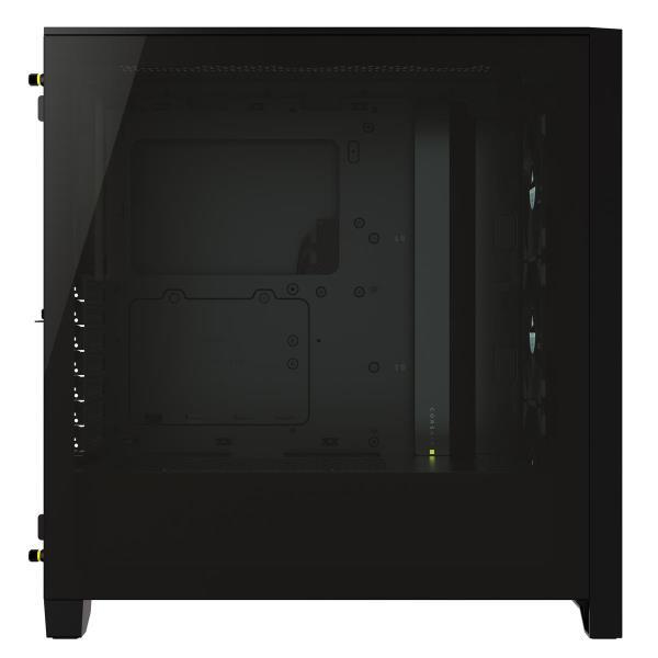 Corsair iCUE 4000X RGB Tempered Glass Mid-Tower ATX Case – Black