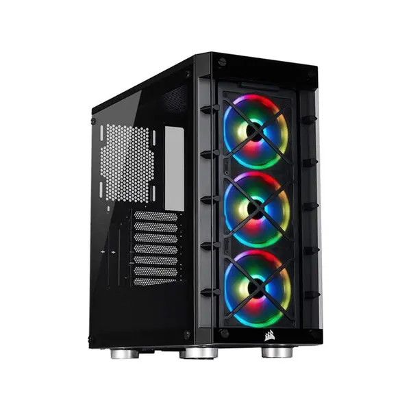 کیس کورسیر مدل iCUE 465X RGB Black Corsair iCUE 465X RGB Mid Tower Smart Case