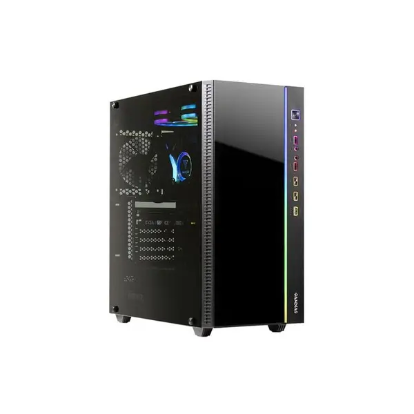 Gamdias 16331-41050-00000-G Argus M3 Enlarged Tempered Glass Mid Tower EATX Case - Black