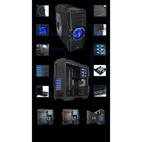 RaidMax Case SUPER HELIOS